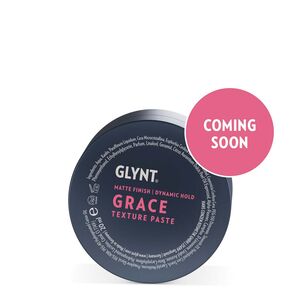 Stylingpaste GRACE Texture Paste von GLYNT in dunkelblauer 20-ml Dose mit pinker Schrift als Reisegröße