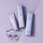 Anti-Gelbstich Maske, Silbershampoo und Pflegefluid der ICE BLOND Serie für blondes Haar.