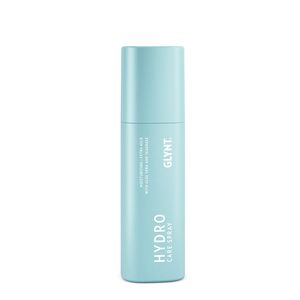 GLYNT Hydro Care Spray auf weißem Hintergrund