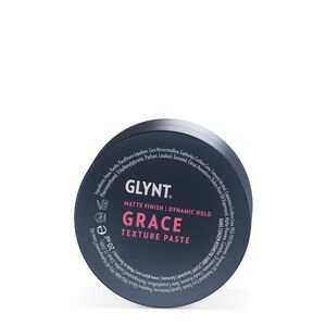 Stylingpaste GRACE Texture Paste von GLYNT in dunkelblauer 20-ml Dose mit pinker Schrift als Reisegröße